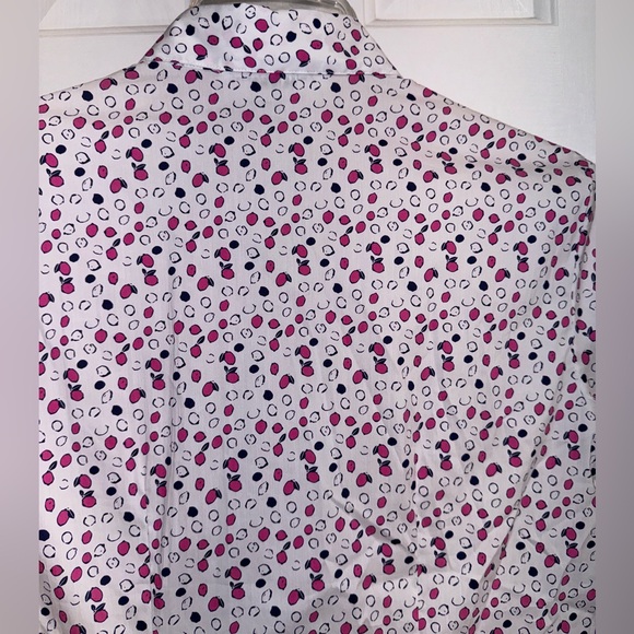 Amina Rubinacci Made in Italy, Signature blend, cap sleeves, button up Blouse - Picture 5 of 12